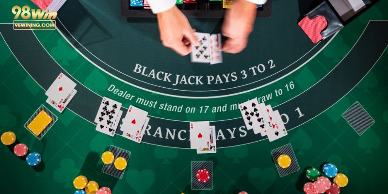 Tham gia blackjack tại sảnh casino 98win