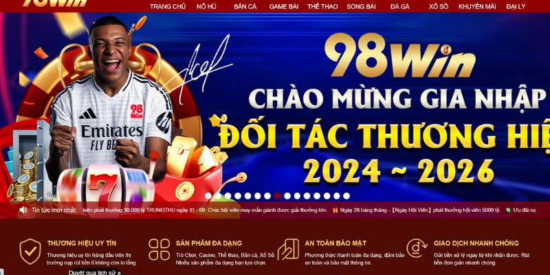 Tải ứng dụng 98Win về máy để tham gia cá cược với vô vàn lợi ích