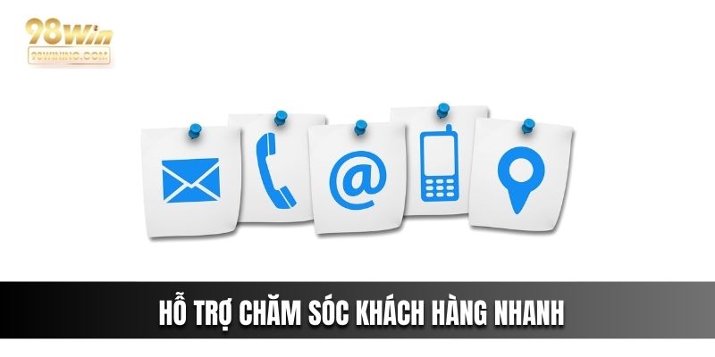 Hỗ trợ khách hàng khi có vấn đề chỉ trong 1 phút